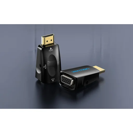 Vention HDMI - VGA Adapter AIDB0 3.5mm Audio csatlakozóval - 5