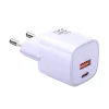 Mcdodo hálózati töltő adapter GaN 33W CH-0155 USB-C, USB-A lila thumbnail