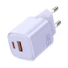 Mcdodo hálózati töltő adapter GaN 33W CH-0155 USB-C, USB-A lila thumbnail