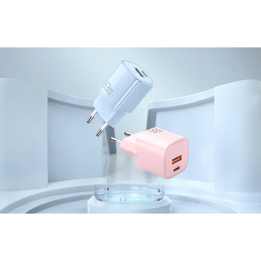 Mcdodo hálózati töltő adapter GaN 33W CH-0156 USB-C, USB-A rózsaszín - 2