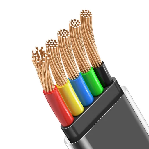 Mcdodo USB - USB-C CA-3423 kábel 90 fokos könyökkel 1.8m LED fekete - 4