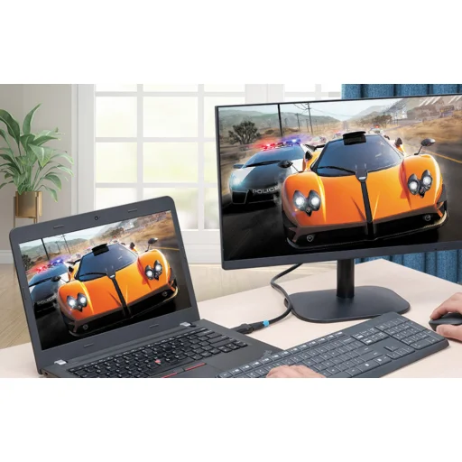 Vention HDMI - HDMI Display Port Adapter fekete - 2