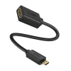 UGREEN Micro HDMI-HDMI adapter, 20 cm fekete thumbnail