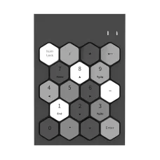 MOFII SK-660AG vezeték nélküli numerikus billentyűzet 2.4G (fekete)