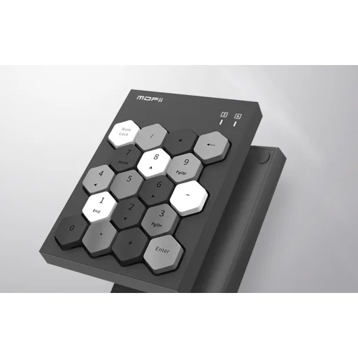 MOFII SK-660AG vezeték nélküli numerikus billentyűzet 2.4G (fekete) - 2
