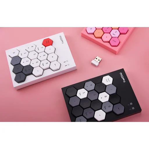 MOFII SK-660AG vezeték nélküli numerikus billentyűzet 2.4G (fekete) - 3