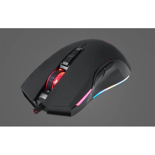 Motospeed V70 vezetékes gaming, gamer egér (fekete) RGB - 6