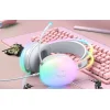 ONIKUMA X25 gaming, gamer fejhallgató fehér RGB thumbnail