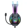 ONIKUMA X26 gaming, gamer fejhallgató fekete RGB thumbnail