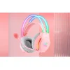 ONIKUMA X26 gaming, gamer fejhallgató rózsaszín RGB thumbnail