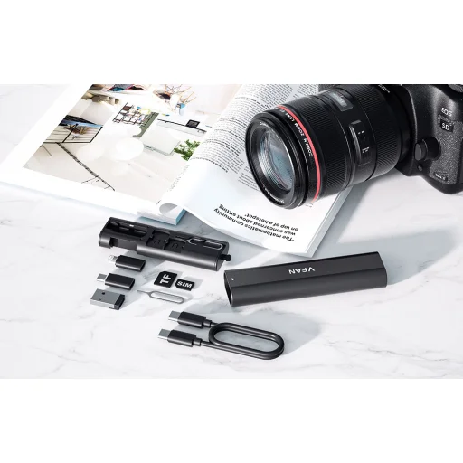 Vipfan X18 GSM kiegészítő készlet 7 az 1-ben + többfunkciós tok fekete - 3