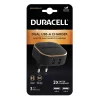 Duracell hálózati töltő adapter 2xUSB 2.4A 24W fekete thumbnail
