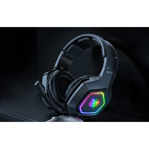 ONIKUMA K10 gaming, gamer fejhallgató fekete - 7