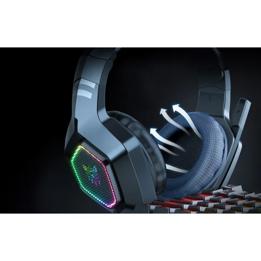 ONIKUMA K10 gaming, gamer fejhallgató fekete - 8