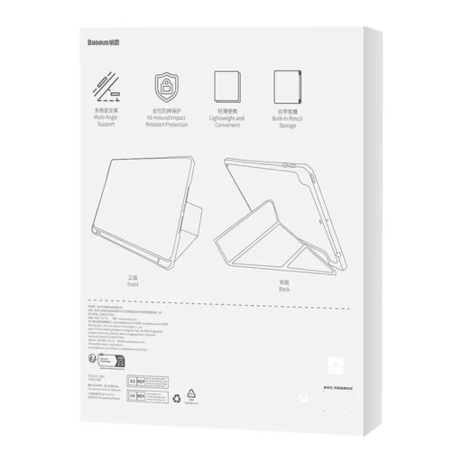 Baseus Minimalist tok iPad 10.2" fehér - 8
