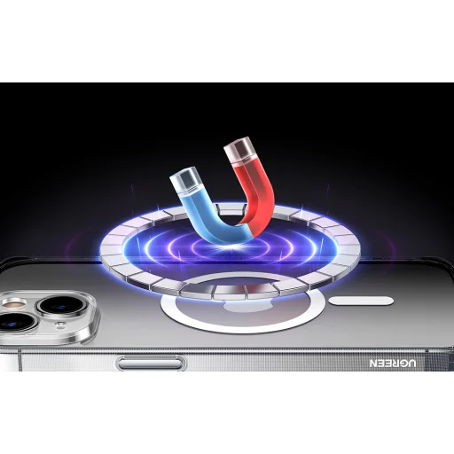 iPhone 15 UGREEN LP725 mágneses védőtok átlátszó - 4