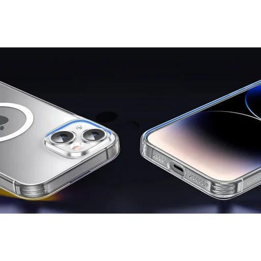 iPhone 15 UGREEN LP725 mágneses védőtok átlátszó - 5