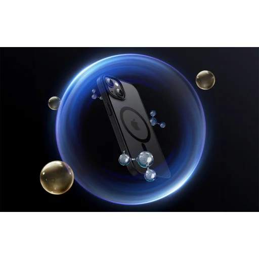 iPhone 15 UGREEN LP748 mágneses védőtok fekete kerettel - 6