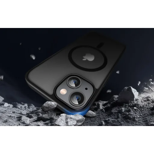 iPhone 15 Plus UGREEN LP749 mágneses védőtok fekete kerettel - 3