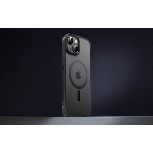 iPhone 15 Plus UGREEN LP749 mágneses védőtok fekete kerettel - 4