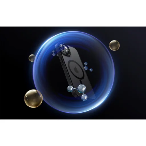 iPhone 15 Plus UGREEN LP749 mágneses védőtok fekete kerettel - 6