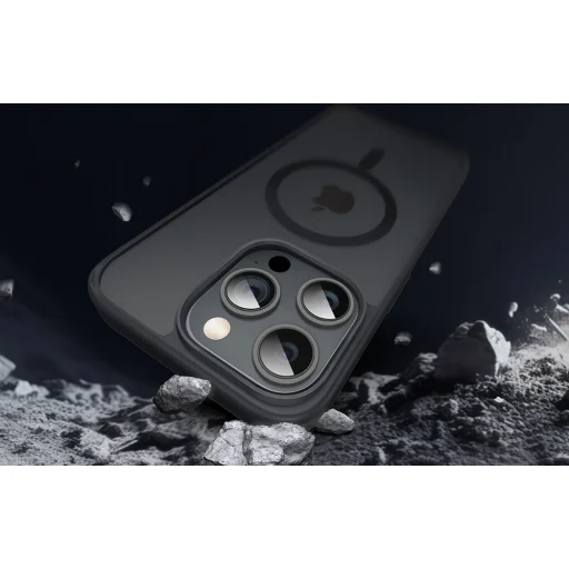 iPhone 15 Pro Max UGREEN LP751 mágneses védőtok fekete kerettel - 3