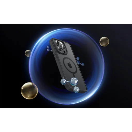 iPhone 15 Pro Max UGREEN LP751 mágneses védőtok fekete kerettel - 6