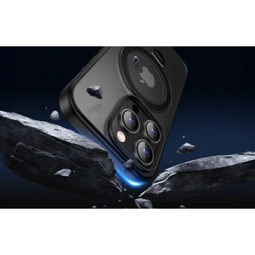 iPhone 15 Pro Max UGREEN LP764 tok mágneses állvánnyal fekete - 4