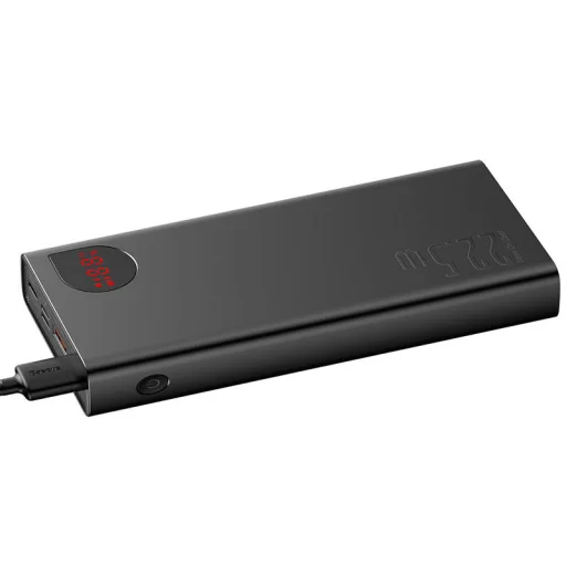 Baseus Adaman Metal Powerbank, 20000mAh, 22.5W fekete - 2