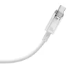 Baseus Quick Charge USB-C gyorstöltő kábel 6A, 1m fehér thumbnail