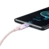 Baseus Quick Charge USB-C gyorstöltő kábel 6A, 1m rózsaszín thumbnail