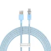 Baseus Explorer gyorstöltő kábel USB - USB-C 100W, 1m kék thumbnail