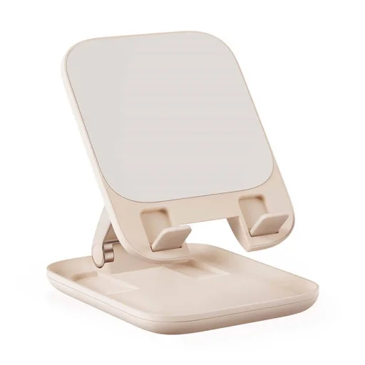 Baseus Folding Tablet /telefon állvány Seashell rózsaszín asztali - 4