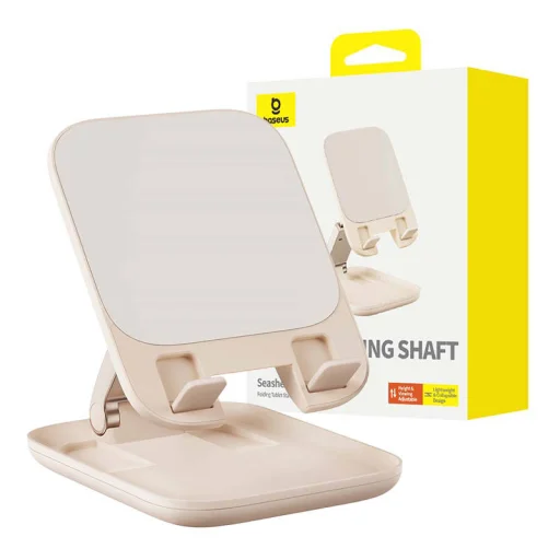 Baseus Folding Tablet /telefon állvány Seashell rózsaszín asztali - 1