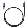 Baseus 0,5m hosszabító kábel USB-C High Definition 10Gbps fekete thumbnail