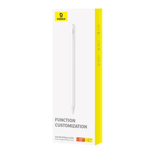 Baseus Smooth Writing  Active, multifunctional stylus vezeték nélküli töltéssel USB-C fehér - 2