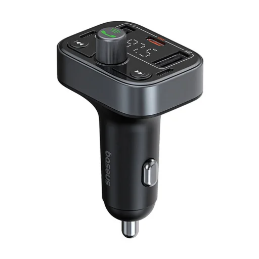 Baseus S-09 Pro Bluetooth  FM Transmitter fekete (C10762200113-00) - 8
