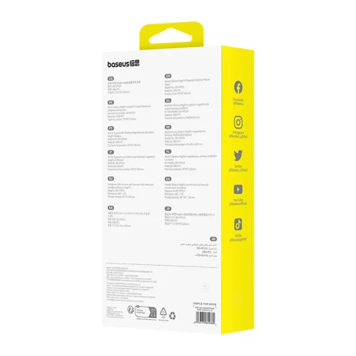 Baseus MagPro Magnetic mágneses telefon állvány fekete Magsafe - 3