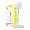 Baseus MagPro Magnetic mágneses telefon állvány fehér Magsafe thumbnail