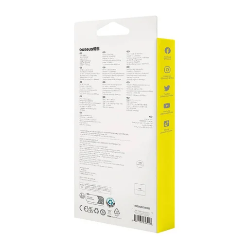 Baseus Habitat gyorstöltő kábel USB-C to USB-C 1m 100W rózsaszín - 8