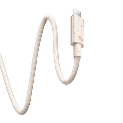 Baseus Habitat gyorstöltő kábel USB-C to USB-C 1m 100W rózsaszín - 5