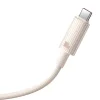 Baseus Habitat gyorstöltő kábel USB-C to USB-C 2m 100W rózsaszín thumbnail