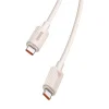 Baseus Habitat gyorstöltő kábel USB-C to USB-C 2m 100W rózsaszín thumbnail
