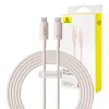 Baseus Habitat gyorstöltő kábel USB-C to USB-C 2m 100W rózsaszín thumbnail