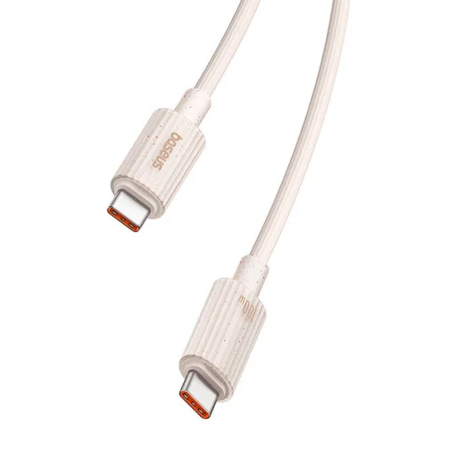 Baseus Habitat gyorstöltő kábel USB-C to USB-C 2m 100W rózsaszín - 8