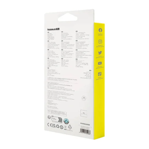 Baseus Habitat gyorstöltő kábel USB - USB-C 2m 100W rózsaszín - 8