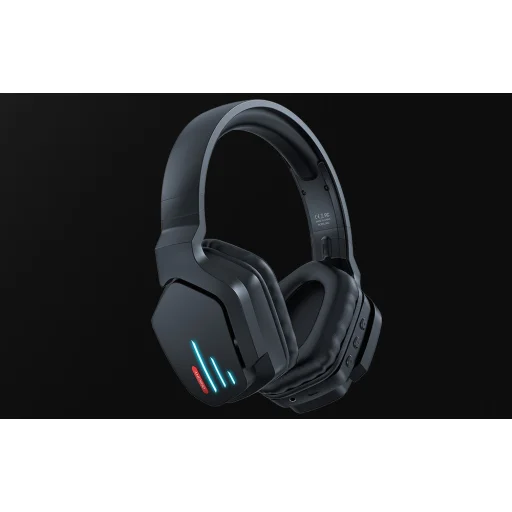 ONIKUMA B60 gaming, gamer vezeték nélküli Bluetooth fejhallgató fekete - 5