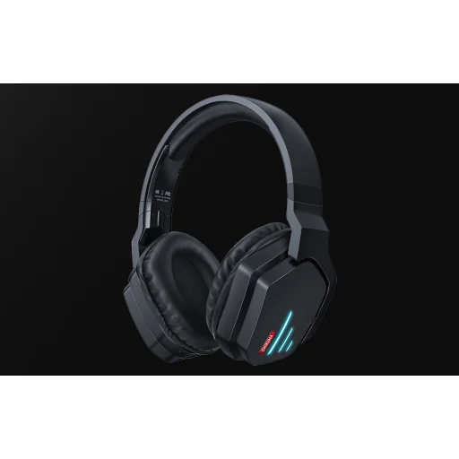 ONIKUMA B60 gaming, gamer vezeték nélküli Bluetooth fejhallgató fekete - 6