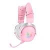 ONIKUMA B20 gaming, gamer vezeték nélküli Bluetooth fejhallgató rózsaszín thumbnail