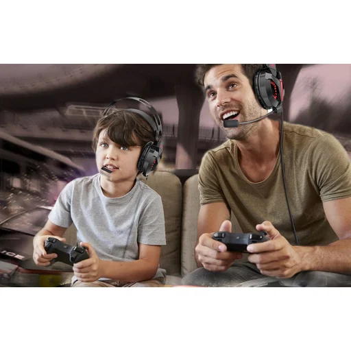 ONIKUMA M180 Pro gaming, gamer fejhallgató fekete - 3